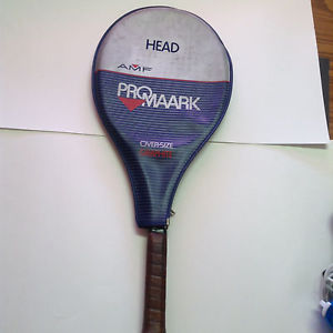 Head AMF Midsize Graphite Tennis Racket PRO MAARK 4 3/8 w cover