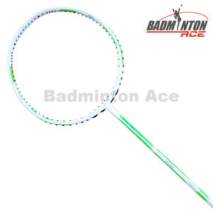 APACS Dual Power & Speed White Badminton Racket Free String and Grip
