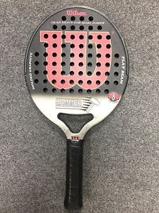 Wilson Hammer  4 1/4 Platform Tennis Paddle (racquet racket padel pop graphite)