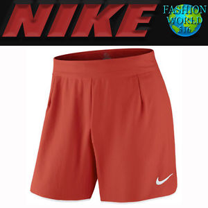 NIKE FLEX ACE PREMIER 7" MEN'S TENNIS SHORTS RED/WHITE SIZE 2XL 729399 $80