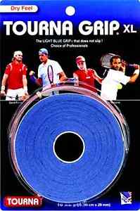 Tourna Grip Overgrip, XL, Light Blue (10-Pack)