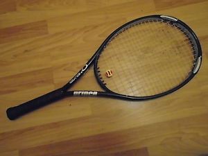 Prince O3 Silver SOS (118) Widebody Tennis Racquet.  4 1/4. 27.75".