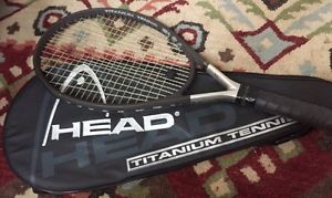 NICE Head Ti.S6 Titanium Tennis Racquet Extra Long 4 1/2 Grip w/ original cover!
