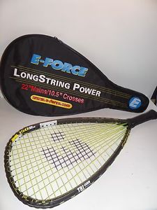 E-Force Bedlam X 150g super lite Racquetball racquet 3 5/8