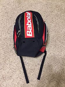 BABOLAT AERO Tennis Backpack, Aero Line Tennis Bag - Red Black Hold 2 EUC