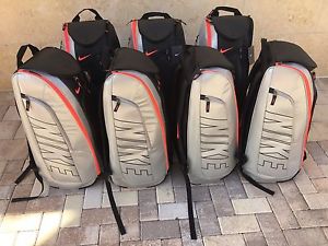 New Nike Court Tech 1.0 Tennis Bag (Black-Silver-hot lava) [BA4866-015] 1 Bag