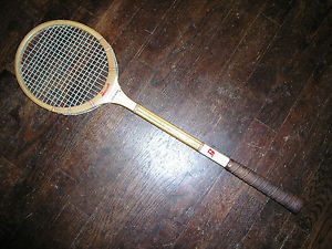 Vintage Bancroft Super Winner Bamboo/Ash Squash Racquet