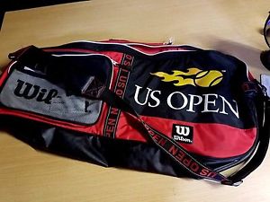 Wilson US Open Tennis racquet carry bag tote Black Red White