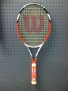 WILSON BLX STEAM 105-S TENNIS RACQUET STRUNG LUXILON 4G 4-3/8" NEW FREE SHIPPING