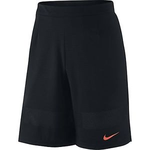 NIKE Court Tennis - GLADIATOR BREATHE 11" Black Short - 685233-010 - Size LARGE