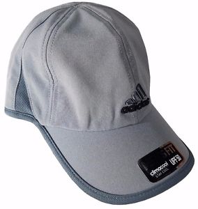 Adidas Adizero Men's Cap Adjustable Fit Hat Climacool UPF50 - Grey