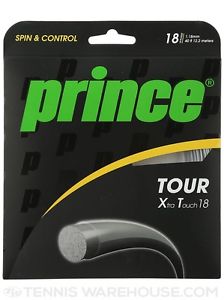 2 Sets Prince Tour XT 18 40ft sets cut from a reel tennis string xtra touch 18