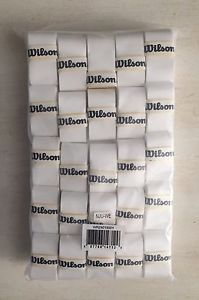 WILSON PRO OVERGRIP PLAYER WHITE (50 PACK) TENNIS GRIP NEW