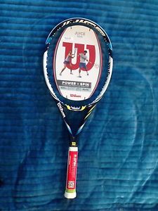 Wilson BLX Juice 100S Tennis Racket(Spin Effect), 4 3/8, New