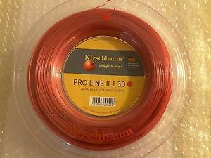 *NEW*Kirschbaum Pro Line II 16 string reel 1.30mm 200m Tennis speed control spin