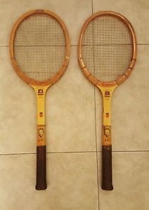REGENT Don Budge Top Star Vintage Wood Face Tennis Racquet lot of 2 rackets