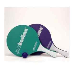 Sports Design: Pro Kadima Neon Color Paddle Ball Purple & Green NEW NIP NWT