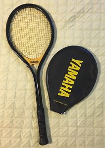 VINTAGE YAMAHA FIBERGLASS YFG10 TENNIS RACKET W/COVER 4 1/4 JAPAN MINT