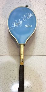 Vintage Tad Davis Lady Elite Wooden Tennis Racquet  2L Near Mint
