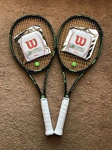 2 Wilson Blade 98 3/8 18x20 *great condition* w/ free Champions Choice String