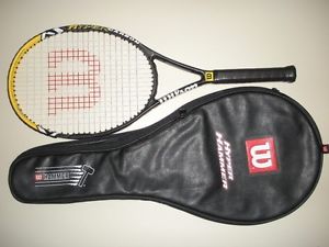 WILSON HYPER HAMMER 6.3 OS 110 TENNIS RACQUET 4 1/4  27.5" NEW STRINGS