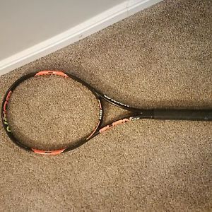 Wilson Burn Tennis Racket 100 Size 1 4 1/8