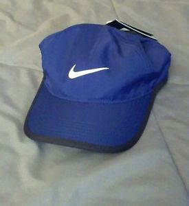 New Nike Featherlight Hat Blue Youth