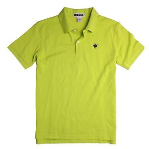 Boast Youth Lime Green Polo Medium