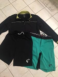 Athletic DNA Boys Tennis Shorts And Jacket YL And YXL