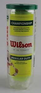 New WILSON  Championship Regular Duty Tennis Balls