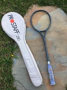 Vintage Wilson Pro Staff 280 Squash Racquet With Cover