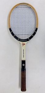 Vintage DUNLOP Professional 4-5/8"M Select Ash WOOD Microbalanced TENNIS RACQUET