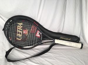 Wilson ULTRA Ti Stretch Tennis Racquet Titanium & Graphite Zip Case 4-1/4 Grip