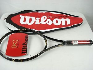 New Wilson 【K】 Factor Gold Serena Ltd. ED Tennis Racquets 4 3/8 L3