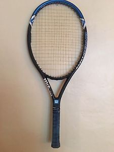 WILSON Hyper Carbon Hammer Tennis Racquet 4.3 Oversized with 4-1/2" Grip