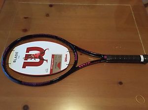 New Wilson Blade 104 Pink 4 1/4 Grip