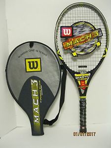 Wilson Mach 3 Tennis Racquet 4 1/4  L2 SMALL HANDLE W/ Case NEW WITH TAGS
