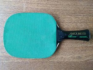 AMOURETTI VINTAGE raquette de ping pong tennis de table made in Paris mousse lux