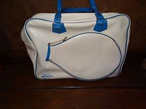 17387 Vintage 1970s Tennis Racquetball Bag / Holds 2 Racquets ~ Game Master 20