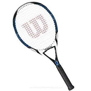 WILSON [k] FACTOR FOUR 112 K4 OVERSIZE STRUNG TENNIS RACKET RACQUET 4-1/2 NICE