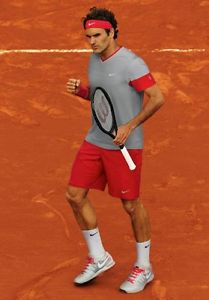 CAMISETA TENIS ROGER FEDERER CREW FRENCH OPEN  2014  T S/TALLA XL