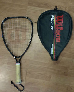 SPORTS - WILSON PRO STAFF MIDSIZE racquetball GRAPHITE HIGH BEAM AERODYNAMIC