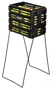 Tourna Pete Sampras Tennis Basket Holder Hopper Pick Up Ballport Holds 80-Balls
