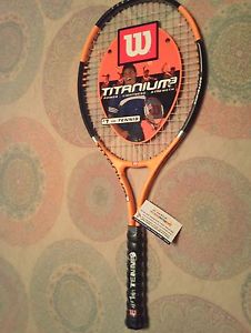 Wilson Titanium 3 Soft Shock Tennis Racquets New Mint!