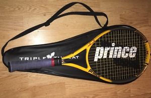 Prince TT Scream OS Graphite Extreme Tennis Racquet 4 1/4 w Full Length Cover