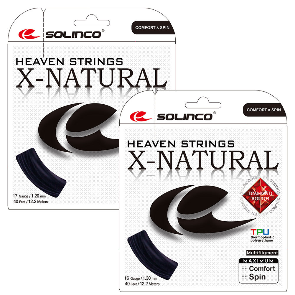 X-Natural Tennis String Black