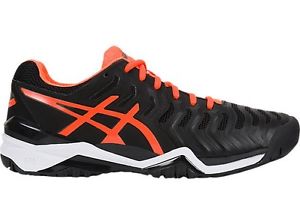 Asics Gel Resolution 7 men Black/Orange/White