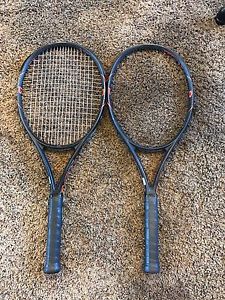 2016 Wilson Burn FST 99S Used Tennis Racket-Strung-4 3/8''Grip 2 racquets