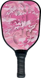 Pickleball Paddle Pink Camo Lizard on  T200 Picklepaddle New Wider Tapered Shape