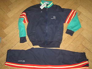 vintage Sergio Tacchini Tracksuit Brake Sz.M 80s casual terrace BNDS mcenroe